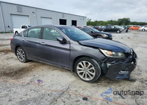 2013 Honda Accord Sport from USA, damaged, VIN 1HGCR2F5XDA189162